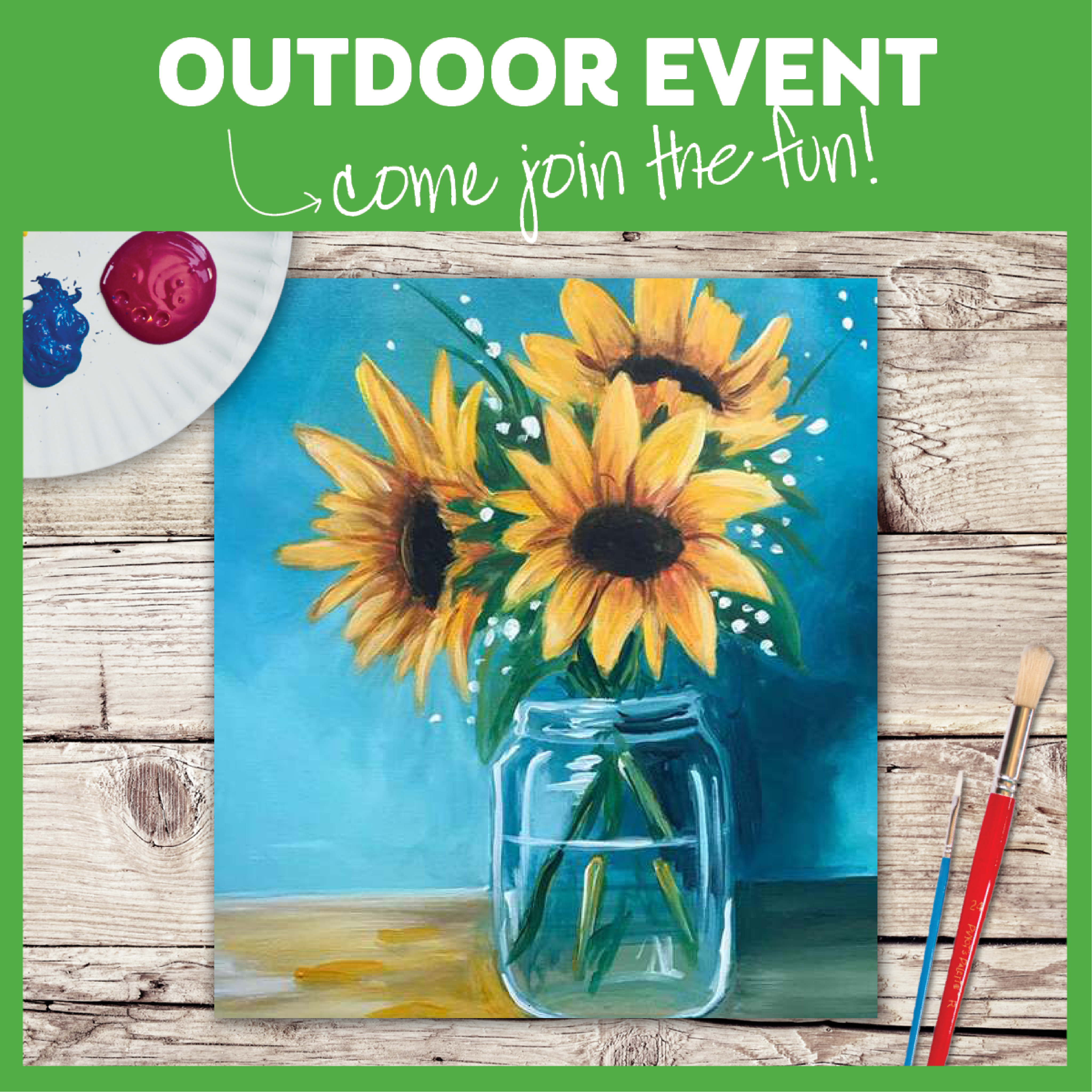 Paint on the Patio!